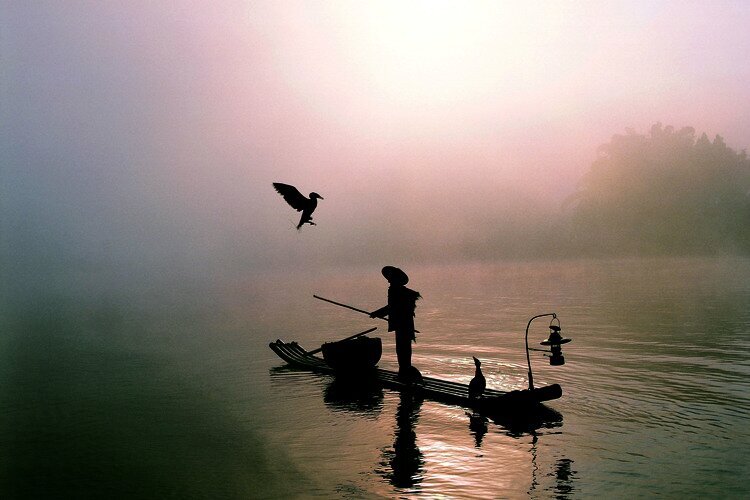 Fishing on the Li River